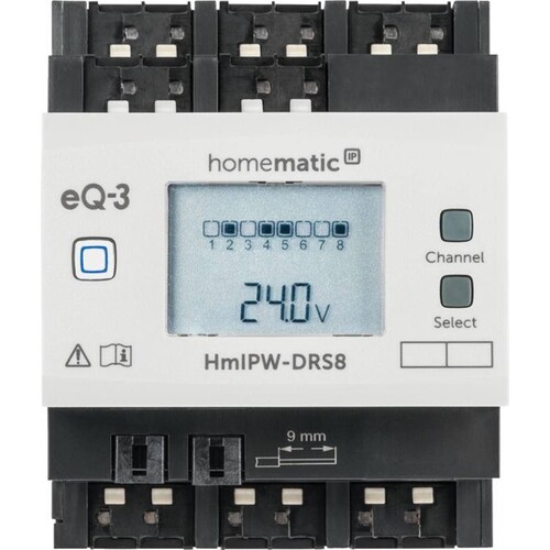 151677A0 EQ-3 Homematic HMIPW-DRS8 Produktbild Front View L