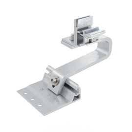 21961 Alumero 802414 Dachhaken AL13 X EN AW 6005 / T6, A2-70 Platte: 115x100 mm Produktbild front M