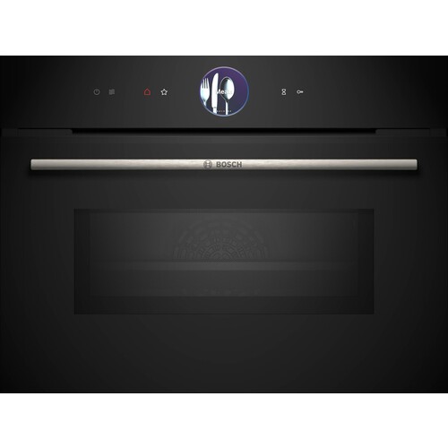 CMG7761B1 Bosch Kompaktbackofen Mikrowellenfunktion  60 x 45 cm Schwarz Produktbild