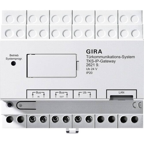 262199 Gira TKS-IP-Gateway (2.Generation) 20 Liz. Türko Produktbild Front View L