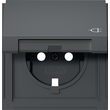 492267 Gira Abd. SCHUKO-Steckd. KD Gira TX_44 Anthrazit Produktbild front S