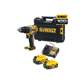 DCD100YP2T-QW DeWalt 100 Jahre Aktions Akkuschlagbohrschrauber 2x5Ah 18V XR Produktbild