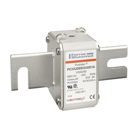 PC33UD69V630D1A MERSEN Sicherung aR Gr.33 690VAC 630A DIN110 Kontaktmesser Produktbild front M