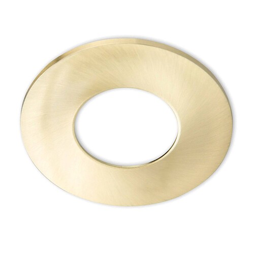 113061 Isoled Cover Aluminium gold gebürstet für Einbaustrahler Sys- 68 Produktbild Front View L