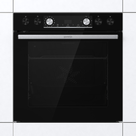 738929 Gorenje Black Set 4 Pyrolyse  Elektro-Einbauherd, AirFry, 300 Grad Produktbild front M