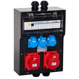 138645 Gifas VG AP Steckdosenverteiler BR 7400 IP44 Produktbild front M