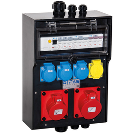 140041 Gifas VG AP Vert. 1xCEE32 1xCEE16 3xSSTD 2xRJ Produktbild front M