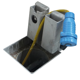 140074 Gifas Unterflurverteiler PICCOLINO 200, 1xSSD Produktbild front M