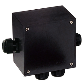 71055 Gifas Gehäuse Vollgummi 125x125x76 SW Produktbild