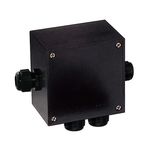 71055 Gifas Gehäuse Vollgummi 125x125x76 SW Produktbild