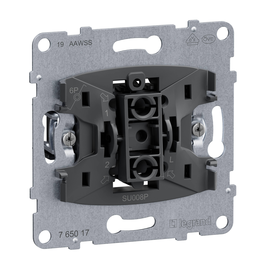 765017 Legrand SEANO Einsatz Taster mit Wechselkontakt mit N-Klemme 10A Produktbild front M