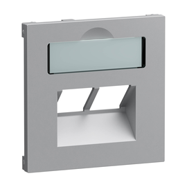 765259 Legrand SEANO Abdeckung 2x RJ45 für Datendosen Fremdfabrikate, Farbe: A Produktbild front M