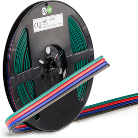 114714 Isoled Kabel RGB 25m Rolle 4- polig 0.50mm² H03VH- H AWG20 Produktbild