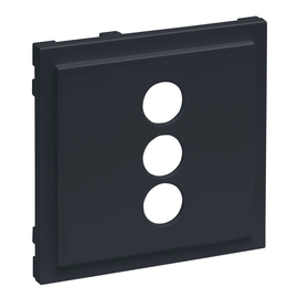 765486 Legrand SEANO Abdeckung für 3- fach RCA (Cinch)-Anschlussdose, Farbe:  Produktbild