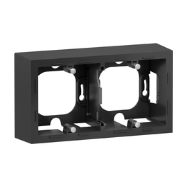 765499 Legrand SEANO Aufputzgehäuse 2- fach in der Farbausführung Anthrazit la Produktbild front M