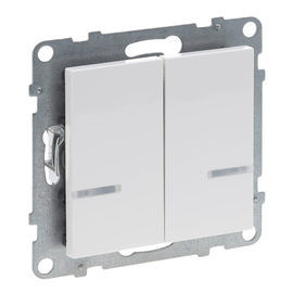 765642 Legrand Seano with Netatmo Serienschalter 2 x 250W pro Kanal Farbe Produktbild front M