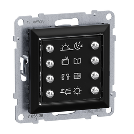 765809 Legrand Seano MyHome Szenentaster zum Abrufen von 8 Szenarien in der Farb Produktbild front M