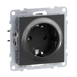 765940 Legrand Seano with Netatmo Schuko-Steckdose Farbe: Anthrazit Produktbild front M