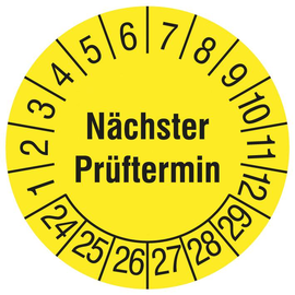 182769 Cimco Prüfplakette Nächster Prüftermin 24 Produktbild