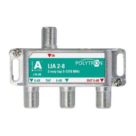 208244 Pötzelsberger LIA 2-8 2-FACH F- ABZWEIGER:, 5-1218 MHz, 8 dB Produktbild front M