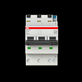 2CSS256301R0165 ABB SNX203-B16 FlexLine Leitungsschutzschalter 6kA, 3+N Produktbild front M
