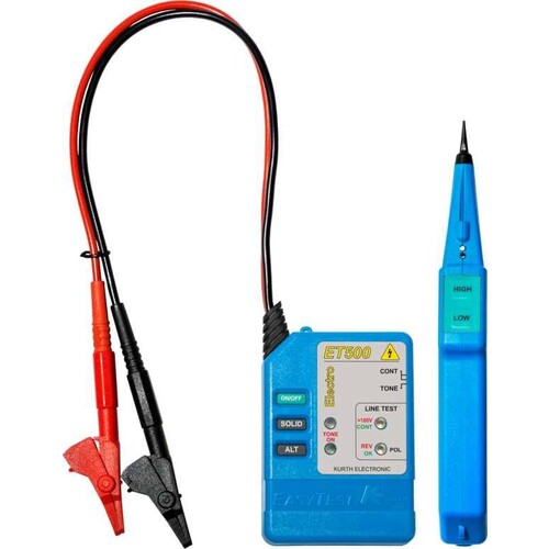 D150C Kurth KE501 Elektro-Leitungssucher Kit best. aus Easytest500 / Probe510 un Produktbild Front View L