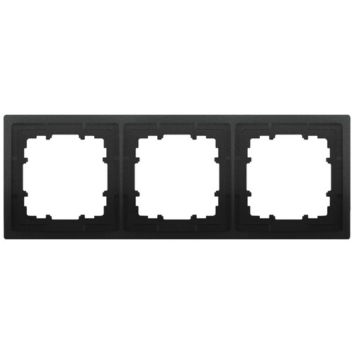 5TG13230AC Siemens DELTA style anthrazit Rahmen 3-fach Produktbild Front View L
