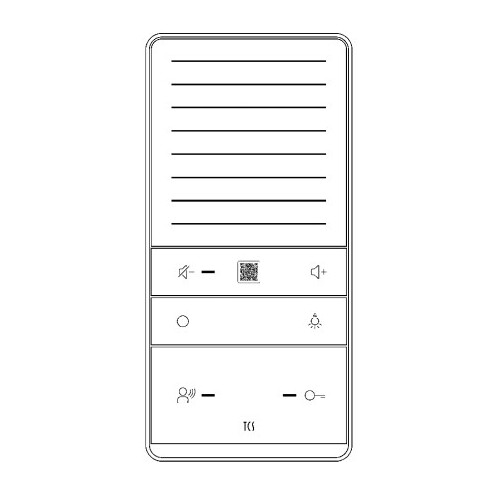 ISW6031-0145 TCS Tasta Audio Pro Freisprecher 6 Tasten AP Digital Produktbild Front View L