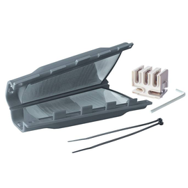 371166 Cellpack EASY 6V Gel- Abzweigmuffe, schwarz mit Abzweigblock Produktbild front M