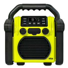 243024 Silva-Schneider BR 230 BT neon- gelb Baust. PLL Radio, Akku, BT, AUX in Produktbild front M