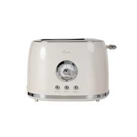 422017 bkitchen nostalgia 200 weiß Automatik Toaster, 2 Scheiben, 850 W, c Produktbild