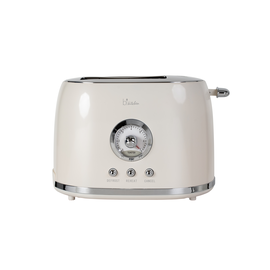 422017 bkitchen nostalgia 200 weiß Automatik Toaster, 2 Scheiben, 850 W, c Produktbild front M