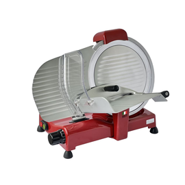 457019 bkitchen AS 3000 rot Metall- Aufschnittmaschine, 180 W, Messer Ø 30c Produktbild front M