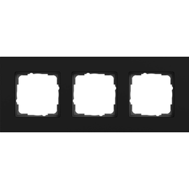 0213409 Gira Abdeckrahmen 3f Gira Esprit Alum.Schwarz m(lack.) Produktbild