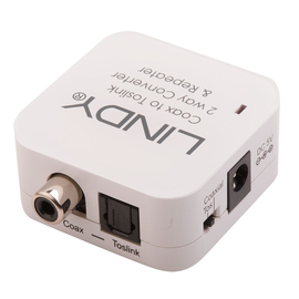 70411 Lindy TosLink (Optical) and Coaxial Converter Produktbild front M
