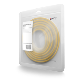 47760 Lindy 0.3m Cat.6 S/FTP Kabel, gelb Produktbild front M