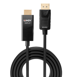 40927 Lindy 3m DP an HDMI Adapterkabel mit HDR Produktbild front M