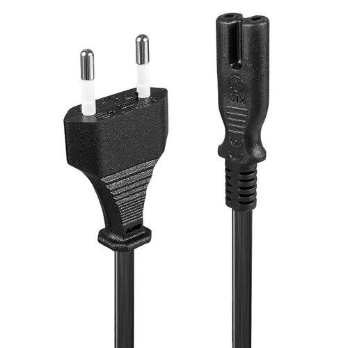 30421 Lindy Euro-Netzkabel 2m Netzsteck. an C7 Kleingerätebuchse (8-chter) Produktbild