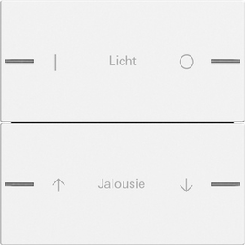 576227 Gira Wippenset 2f indiv. Tastsens.4 System 55 Reinweiß m Produktbild front M