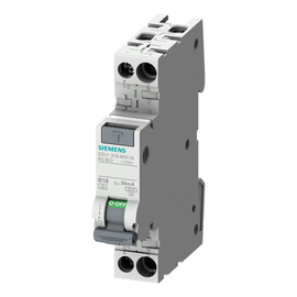 5SV13166LK10 Siemens FI/LS kompakt 1P+N 6kA Typ A(G) 30mA B10 Produktbild