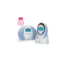 DBX-88 ECO Alecto DBX-88 ECO Full Eco DECT-Babyphone mit Display weiß/blau Produktbild front M