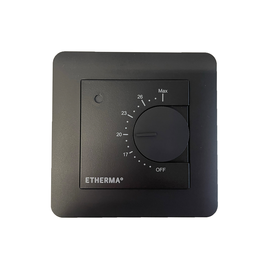 44912 Etherma ET-RS-eBASIC-B Rahmenset für Thermostat eBASIC, schwarz Produktbild