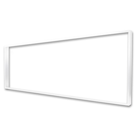 116017 Isoled Aufbaurahmen weiß RAL 9016, Höhe 7cm, für LED Panels 308x1550 Produktbild