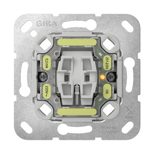 311600 Gira Kontroll-Wechselschalter Einsatz 10A Produktbild Front View L