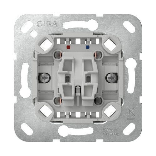 315000 Gira Wipp-Taster Einsatz mit N-Klemme 10A Produktbild Front View L