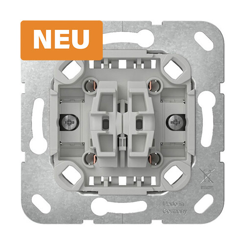 315500 Gira Serien Taster Einsatz 2 x Wechsler 10A Produktbild Front View L