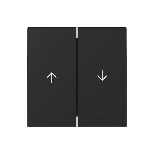 3294005 Gira Jalousie Wippe System 55 Schwarz matt Produktbild