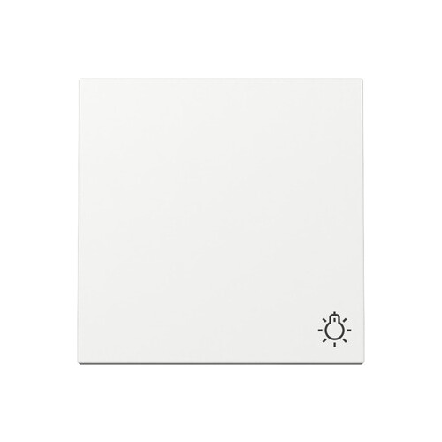 328503 Gira Wippe Symbol Licht System 55 Reinweiß glänzend Produktbild
