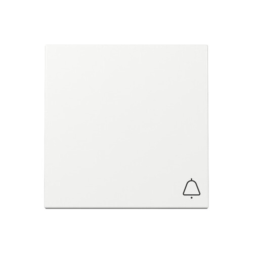 328603 Gira Wippe Symbol Klingel System 55 Reinweiß glänzend Produktbild