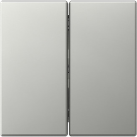 3495600 Gira Wippe 2f gerade System 55 Edelstahl Produktbild front M